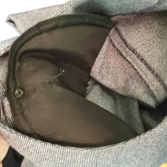 Luisa Beccaria Vintage Tweed Wool Sheath Dress Navy Blue S - Picture 6 of 7